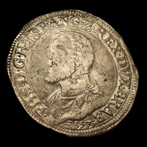 1 ESCUDO 1557 - FELIPE II - MAASTRITCHT [0]