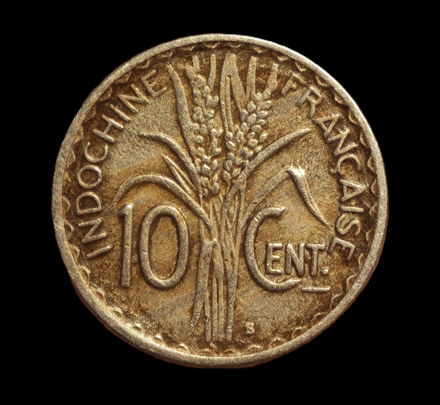10 CÉNTIMOS 1941 - REPÚBLICA - INDOCHINA FRANCESA