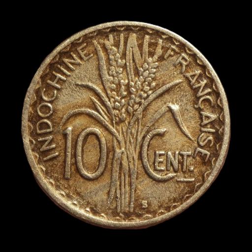 10 CÉNTIMOS 1941 - REPÚBLICA - INDOCHINA FRANCESA [0]