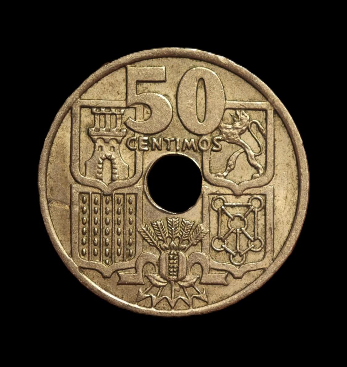 50 CÉNTIMOS 1949 *51 - FRANCO - MADRID