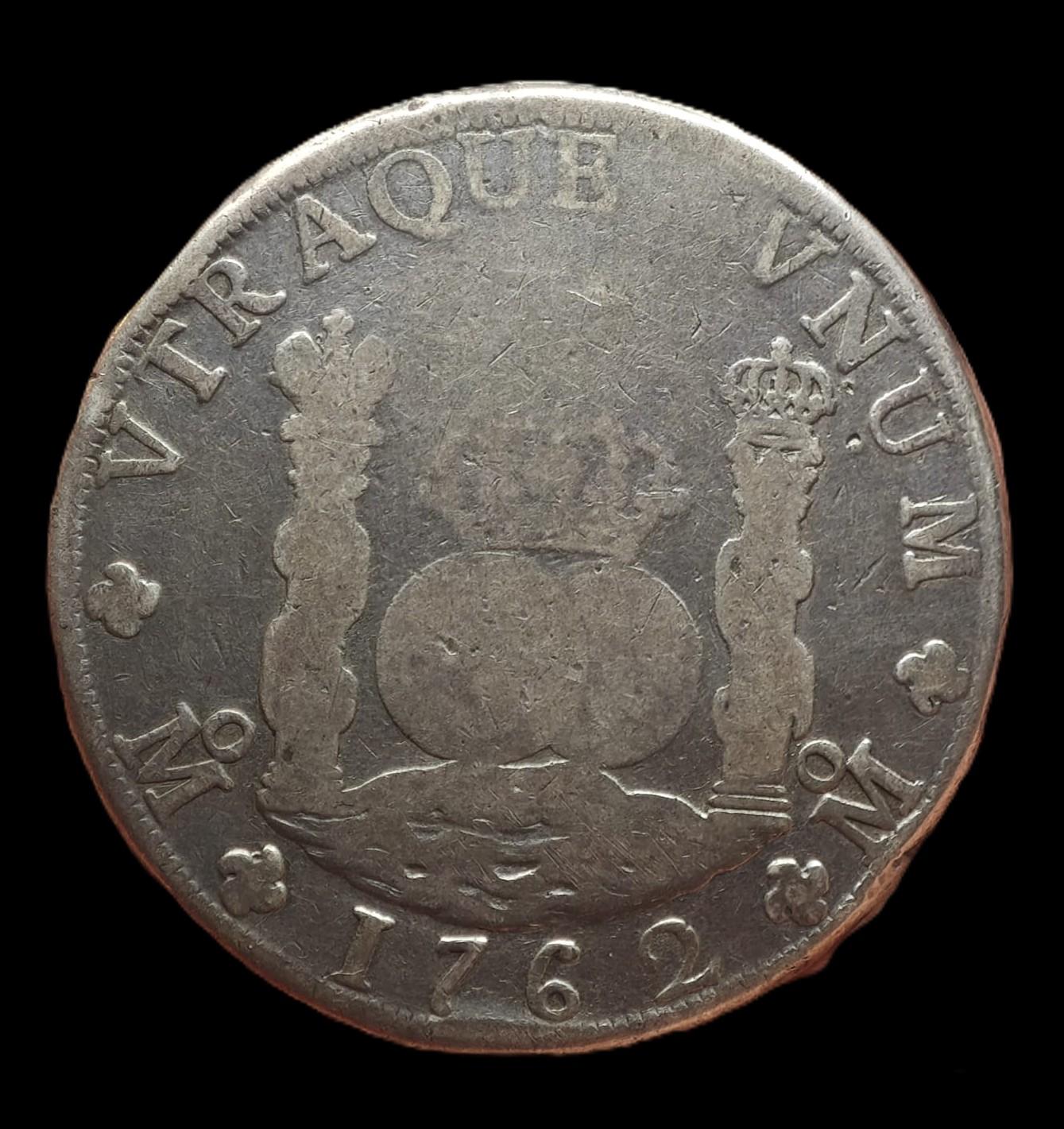 8 REALES 1762 - CARLOS III - MÉXICO