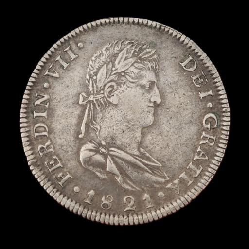 8 REALES 1821 - FERNANDO VII - GUADALAJARA [0]