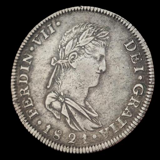 8 REALES 1821 - FERNANDO VII - GUADALAJARA [3]