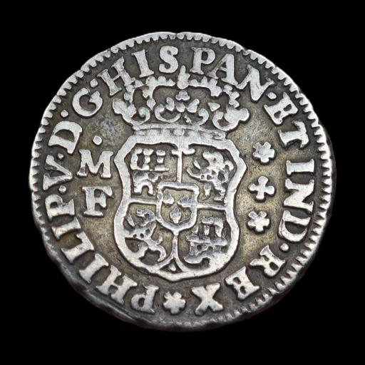 1/2 REAL 1736 - FELIPE V - MEXICO [1]