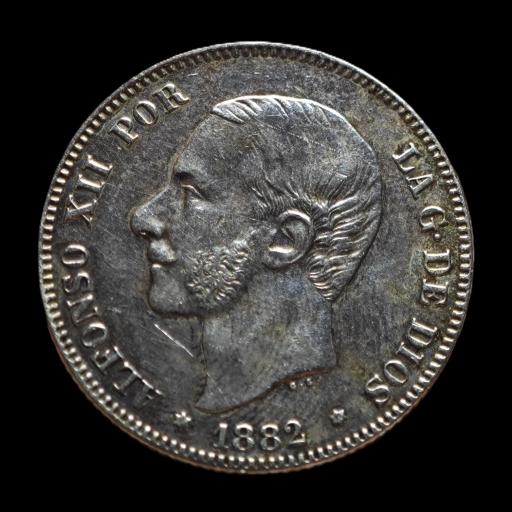 2 PESETAS 1882 - ALFONSO XII - MADRID