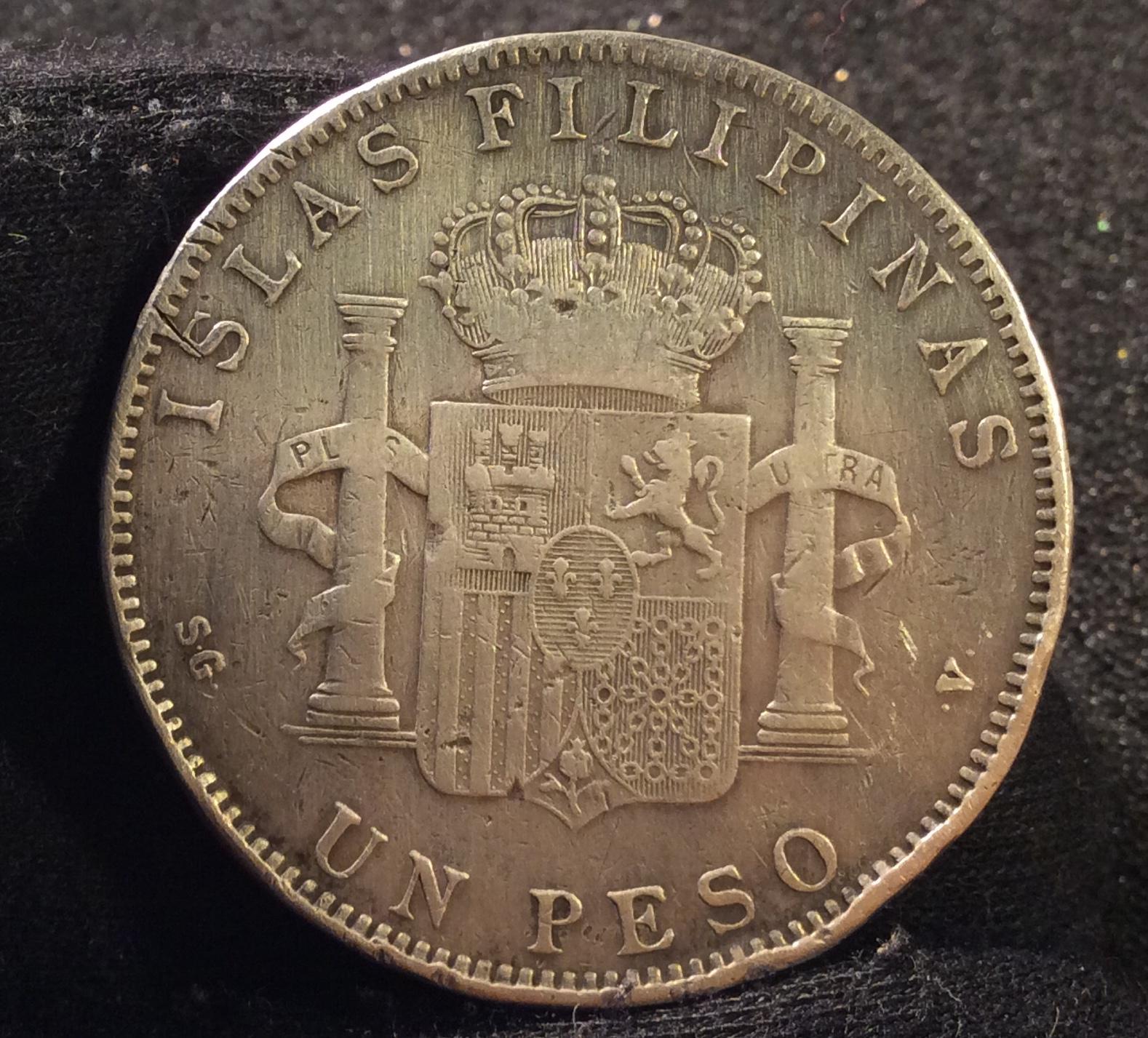 1 PESO DE 1897 - ISLAS FILIPINAS - ALFONSO XIII (COLONIAS)