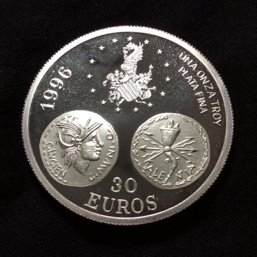 30 EUROS PLATA 1996 - COMUNIDAD VALENCIANA  [1]