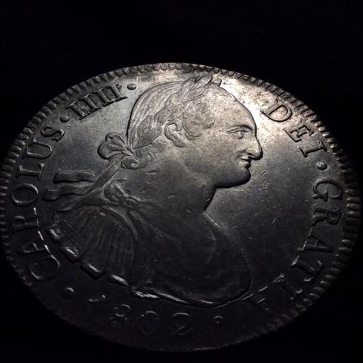 8 REALES 1802 - MEXICO - CARLOS IV  [2]