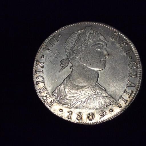 8 REALES 1809 - LIMA - BUSTO INDÍGENA 