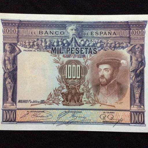 1000 PESETAS 1925 - CARLOS I 