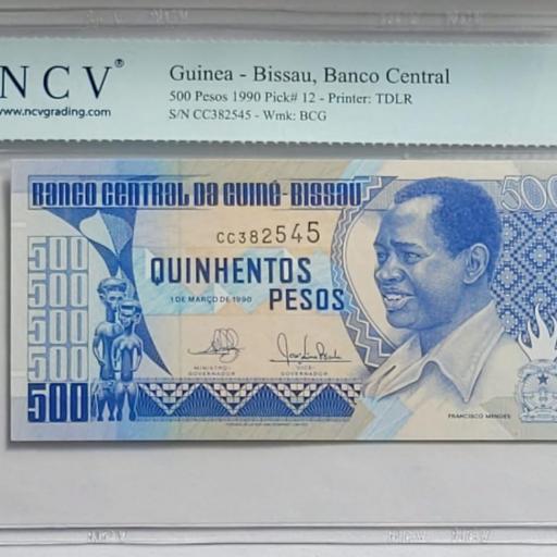 500 PESOS 1990 - GUINEA BISSAU