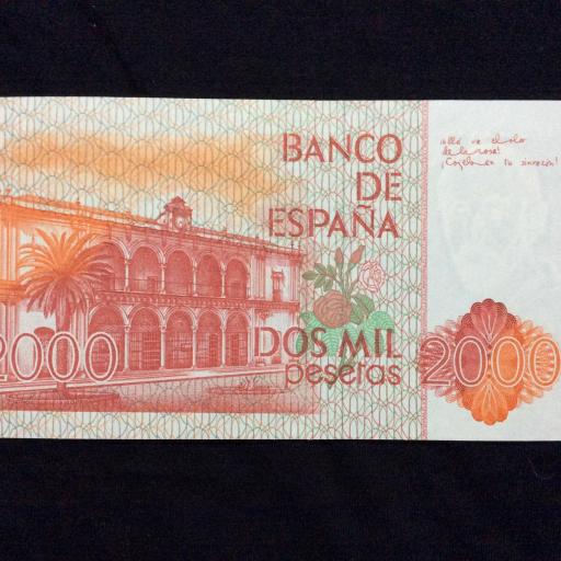 2000 PESETAS 1980 - JUAN RAMÓN JIMÉNEZ - SIN SERIE  [3]