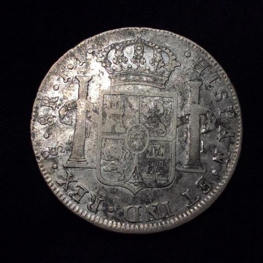 8 REALES 1802 - SANTIAGO DE DE CHILE - CARLOS IV - ESCASA [1]