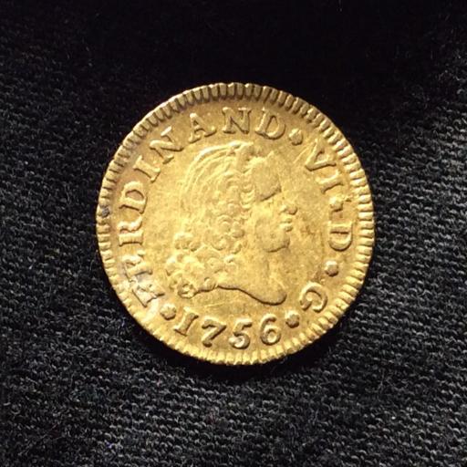 1/2 ESCUDO 1756 - MADRID - FERNANDO VI