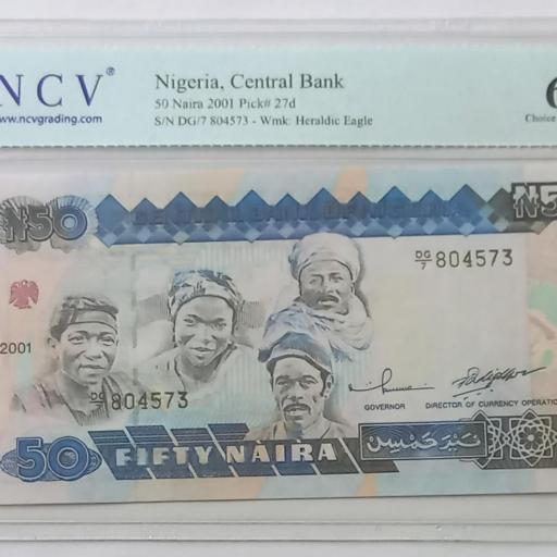 50 NAIRA 2001 - NIGERIA