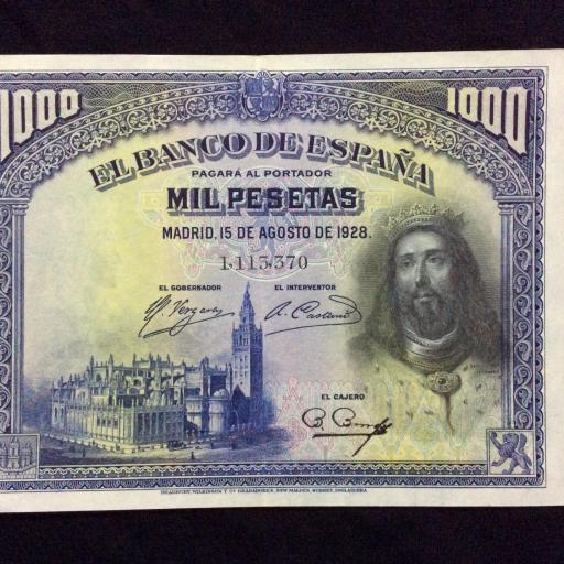 1000 PESETAS 1928 - SAN FERNANDO 