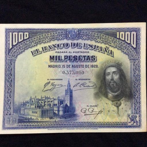 1000 PESETAS 1928 - SAN FERNANDO 