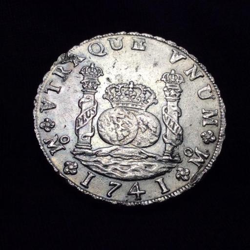 COLUMNARIO 8 REALES 1741 - MEXICO - FELIPE V [2]