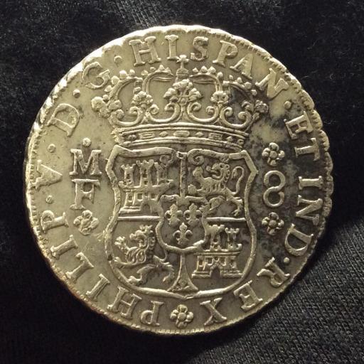 COLUMNARIO 8 REALES 1741 - MEXICO - FELIPE V [1]