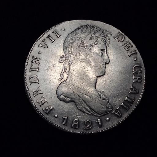 8 REALES 1821 - GUATEMALA - FERNANDO VII 