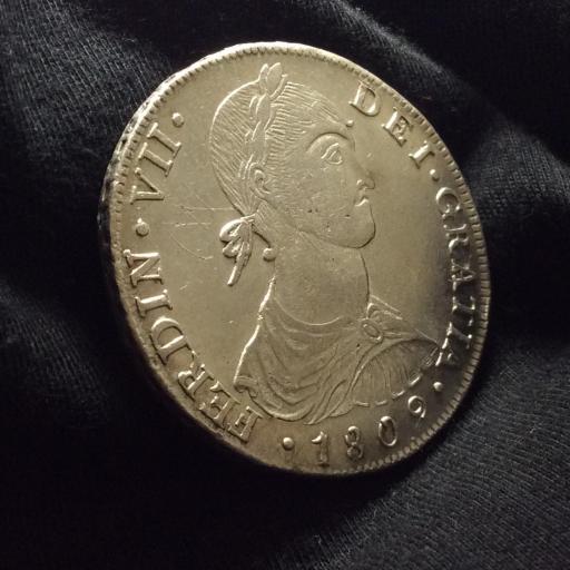 8 REALES 1809 - LIMA - BUSTO INDÍGENA  [3]