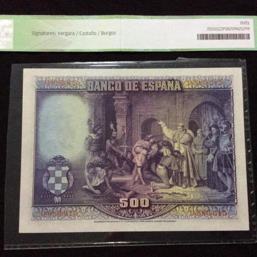 500 PESETAS 1928 - CARDENAL CISNEROS - SIN CIRCULAR  [1]