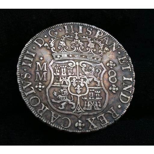 COLUMNARIO 8 REALES 1761 - MEXICO - CARLOS III  [1]