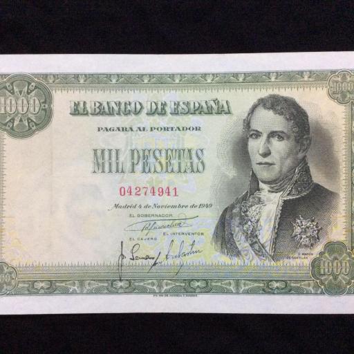 1000 PESETAS 1949 - RAMÓN DE SANTILLÁN 