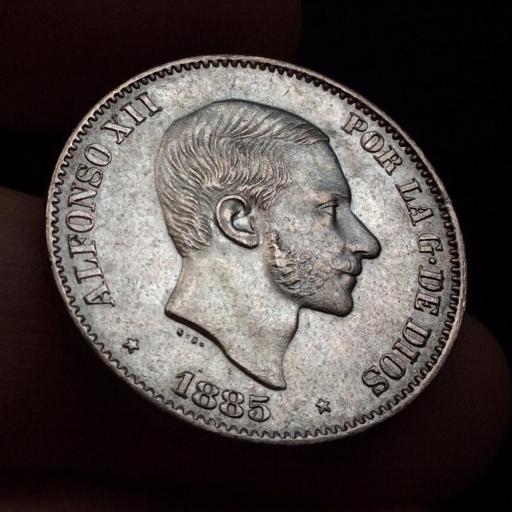 50 CENTAVOS DE PESO 1885 - ALFONSO XII - FILIPINAS 