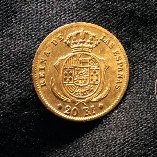 20 REALES ORO 1861 - MADRID - ISABEL II