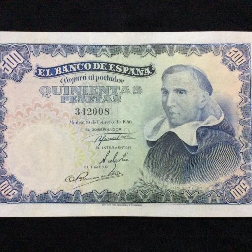 500 PESETAS 1946 - FRANCISCO DE VITORIA 