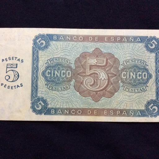 5 PESETAS 1938 - GUERRA CIVIL - BURGOS  [1]