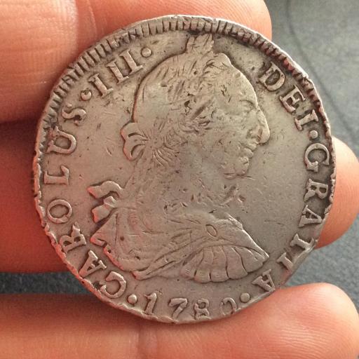 8 REALES 1780 - CARLOS III - POTOSI  [1]