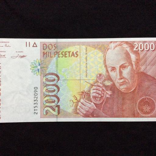 2000 PESETAS 1992 - MUTIS