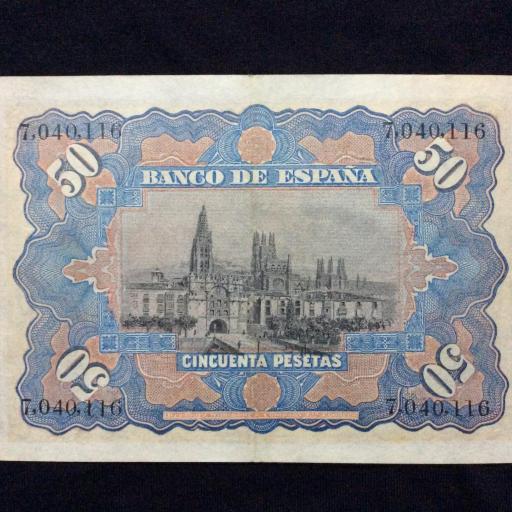 50 PESETAS 1907 - ALEGORIAS - SIN SERIE [1]