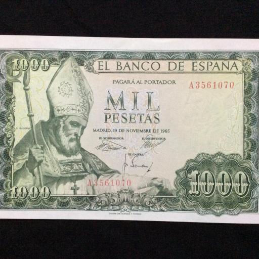 1000 PESETAS 1965 - SAN ISIDORO