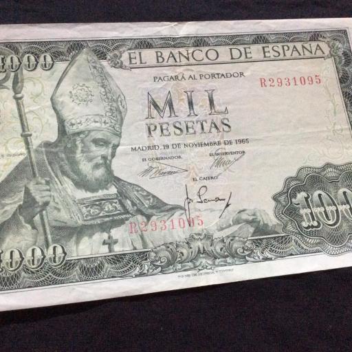 1000 PESETAS 1965 - SAN ISIDORO [3]