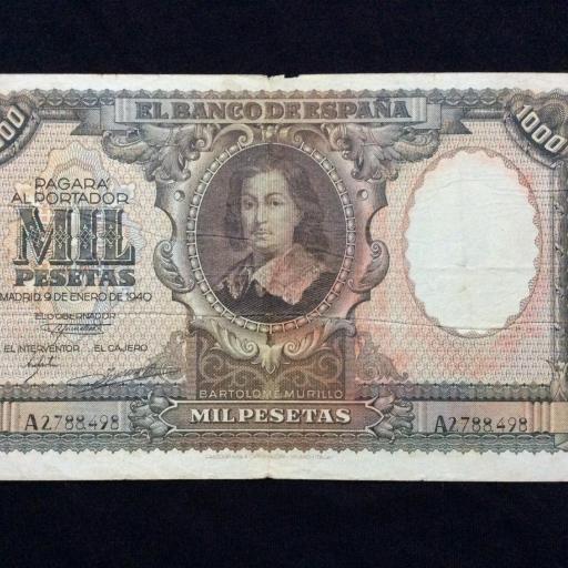 1000 PESETAS 1940 - MURILLO 