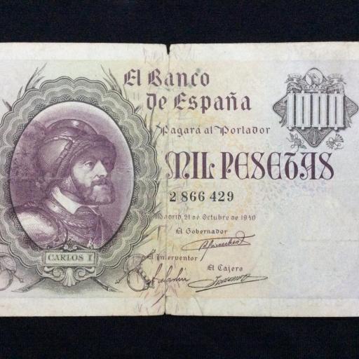 1000 PESETAS 1940 - CARLOS I