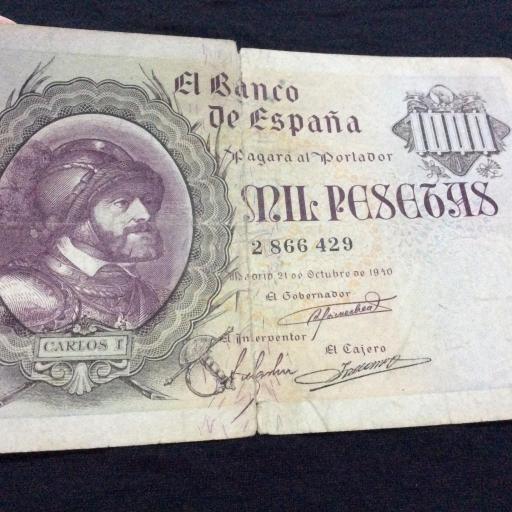 1000 PESETAS 1940 - CARLOS I [2]