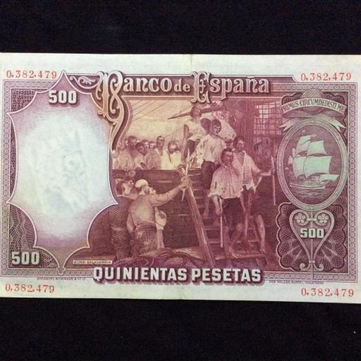 500 PESETAS 1931 - JUAN SEBASTIAN ELCANO [1]