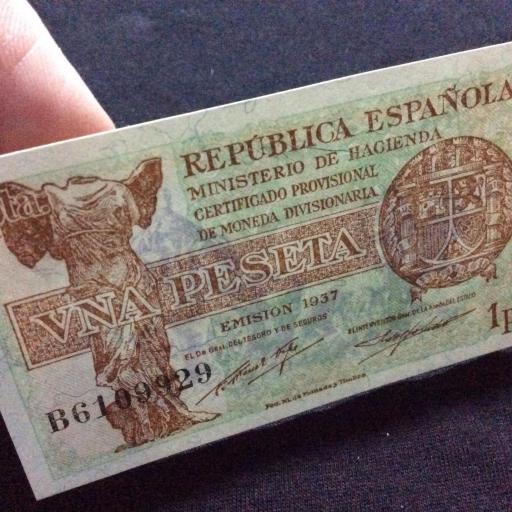 1 PESETA 1937 - MINISTERIO DE HACIENDA [2]