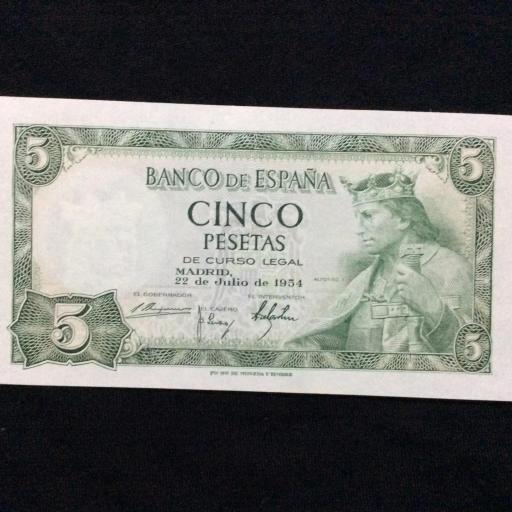 5 PESETAS 1954 - ALFONSO X EL SABIO