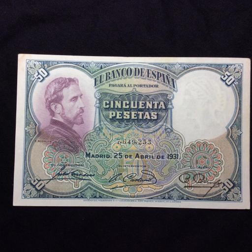 50 PESETAS 1931 - ROSALES