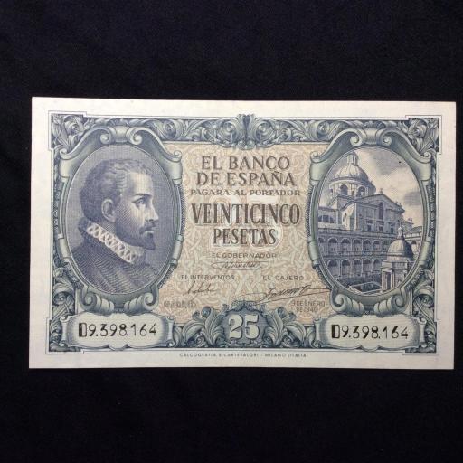 25 PESETAS 1940 - JUAN HERRERA