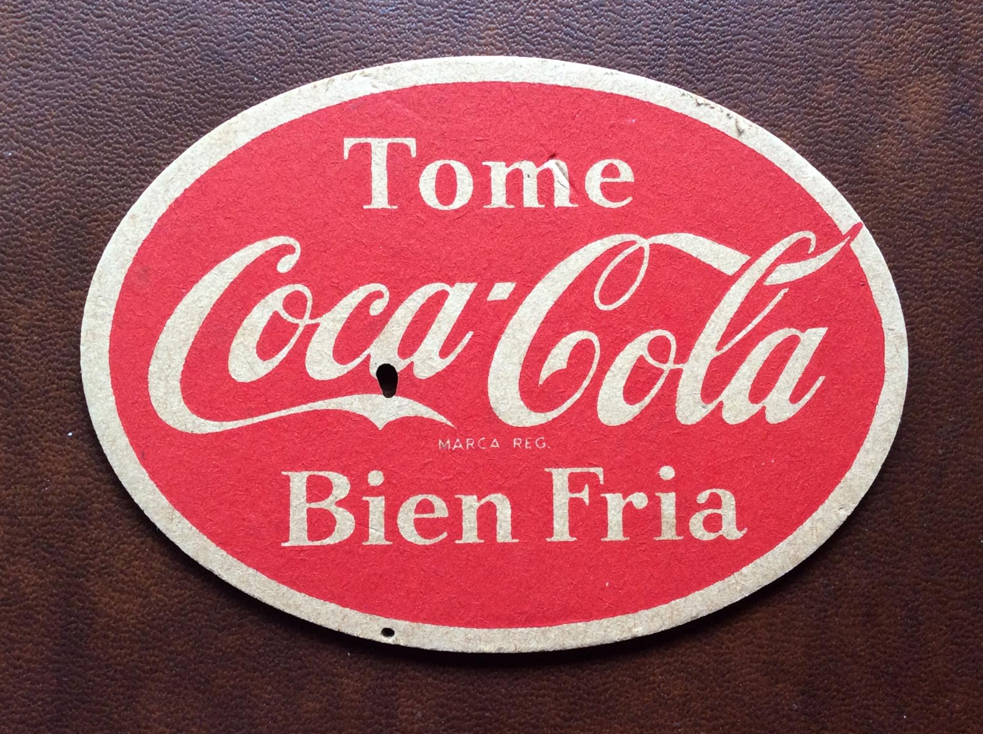Posavasos Coca-Cola Antiguo - escaso y muy buscado 