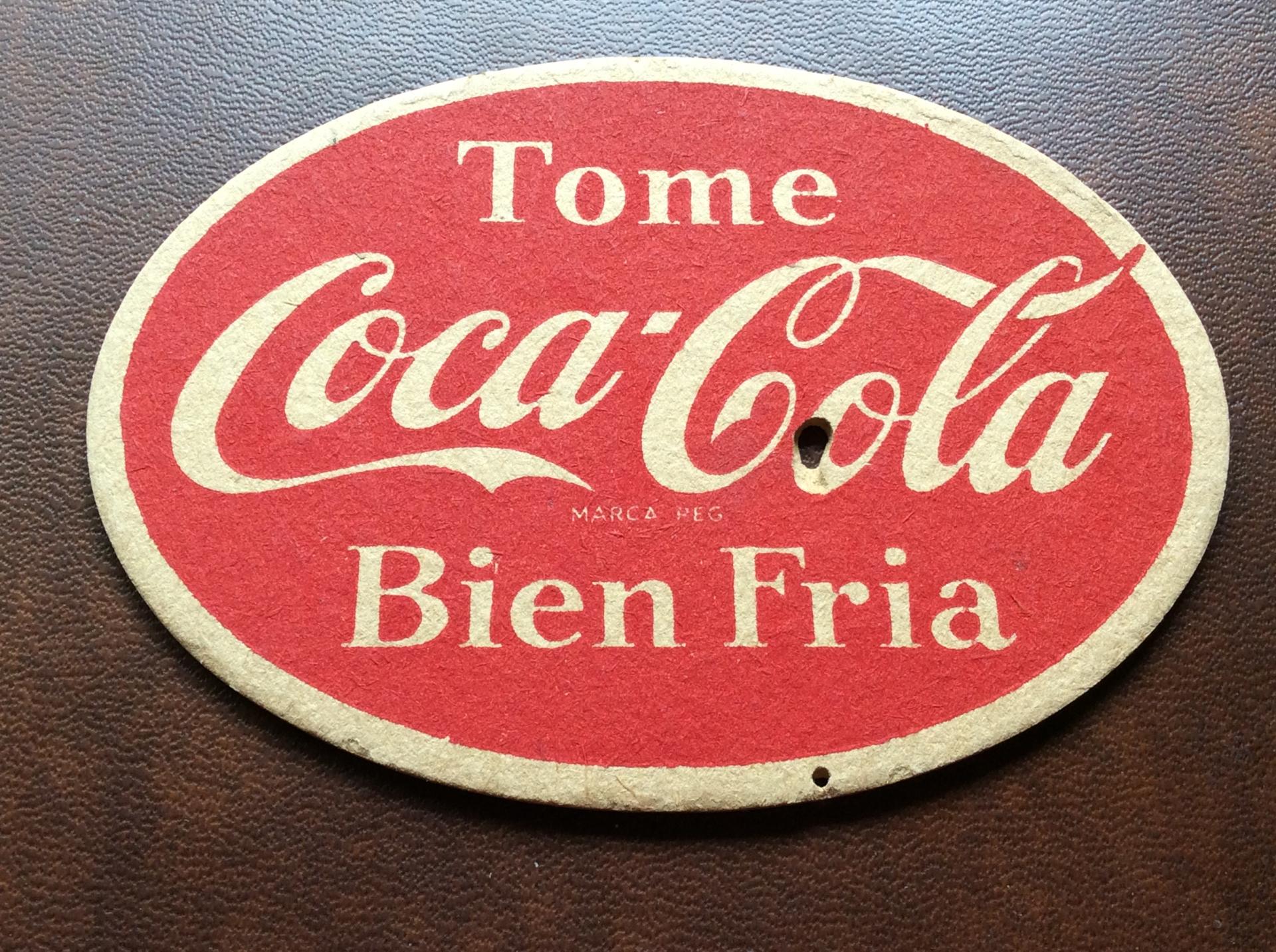 Posavasos Coca-Cola Antiguo - escaso y muy buscado