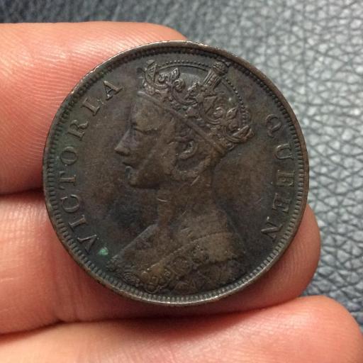 HONG-KONG One Cent 1866 - Victoria Queen [1]