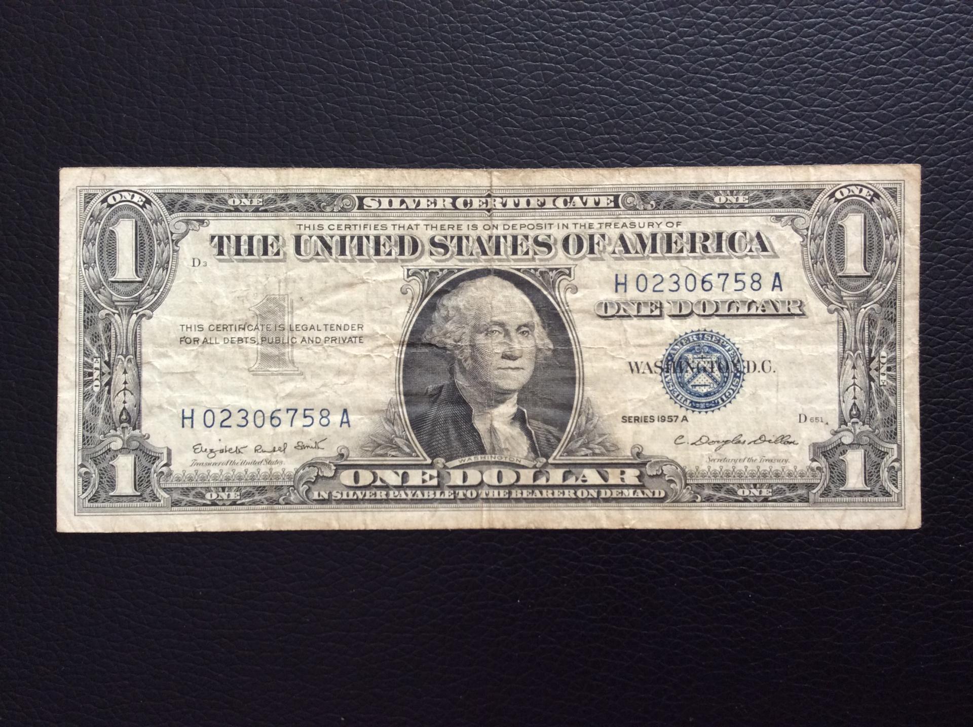 1$ DOLAR 1957 - GEORGE WASHINGTON - 