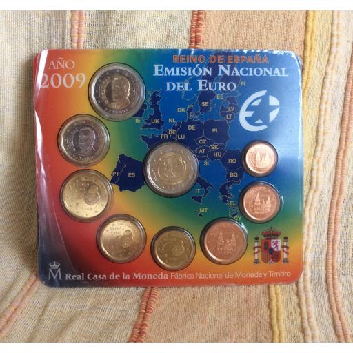 CARTERA ESPAÑA - SERIE EUROS 2009 - CON 2€ CONMEMORATIVOS [0]